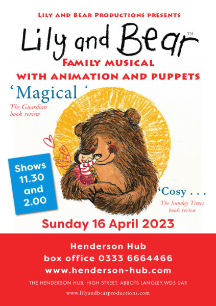 Lily and Bear in April holidays