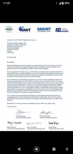 To ask why the NEU aren’t sitting down and talking about pay?
