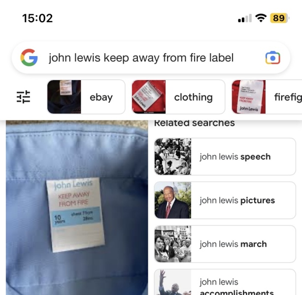 Does you recognise this clothes label?