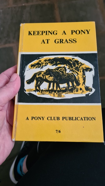 Random memory...riding and pony care book from the 1980s