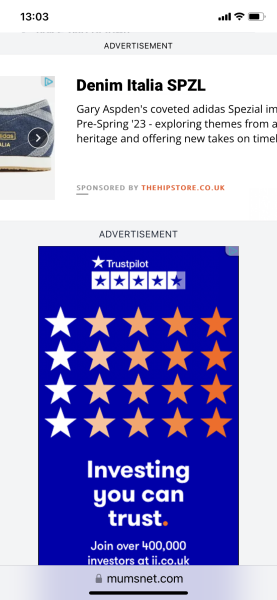 Ads now covering entire page ☹️