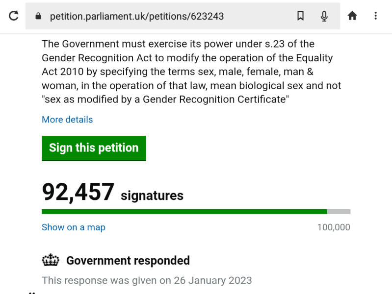 Petition to Update the Equality Act / Thread 3