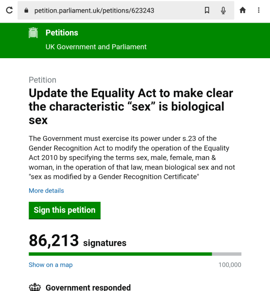 Petition to Update the Equality Act / Thread 3