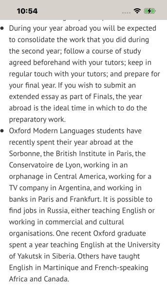 Year abroad for MFL - work or university?