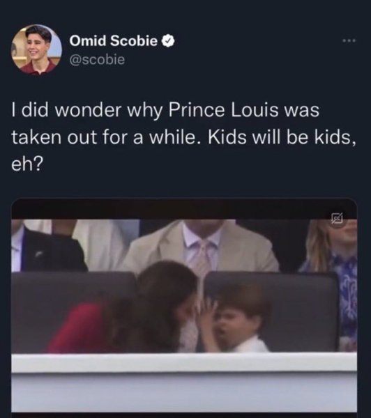 Royal Reporter Jokes that Archie should be dangled off the Balcony