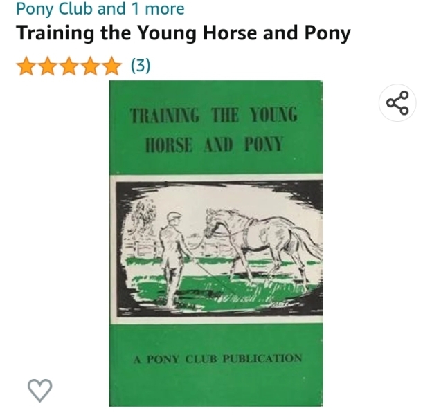 Random memory...riding and pony care book from the 1980s