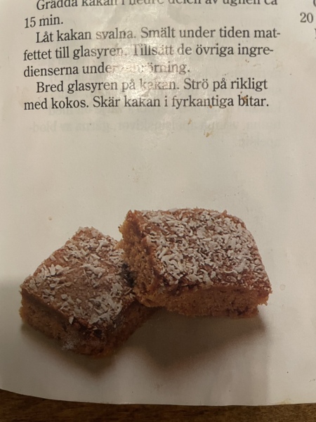 Using up desiccated coconut (which I want to cream) and self raising flour