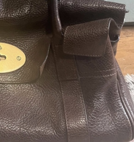 Help! Can I fix a curled leather flap on mulberry Bayswater?