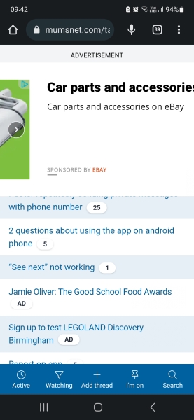 Ads covering a third of the page