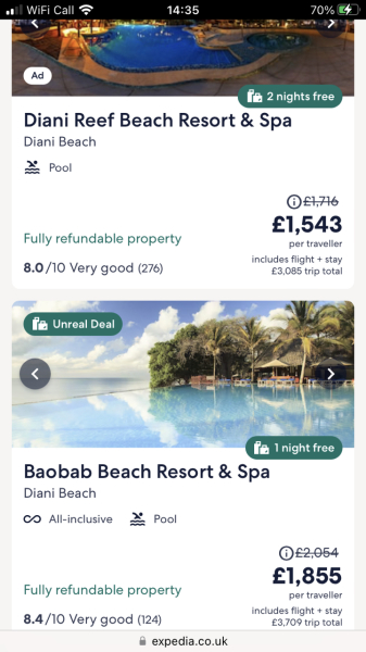 Travel agent for £7k honeymoon