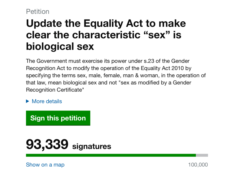 Petition to Update the Equality Act / Thread 3