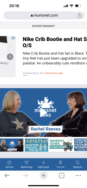 Ads covering a third of the page