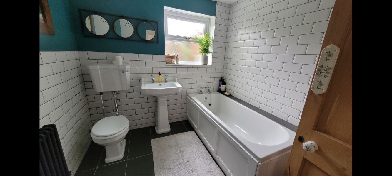 What did you tile you WC/Cloakroom? Danger that metro looks like public loo??!!