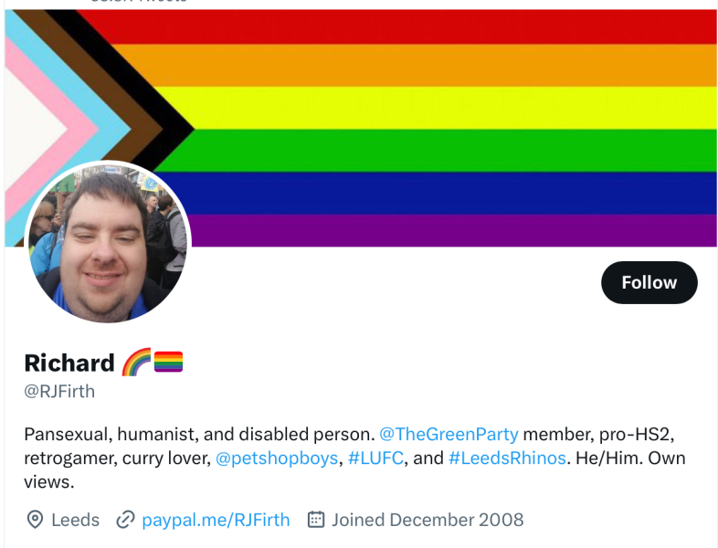 Richard Firth suspended from Green Party