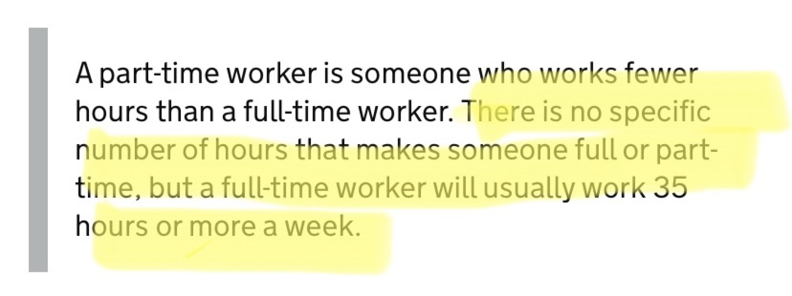 To think 32.5 hours is full time?