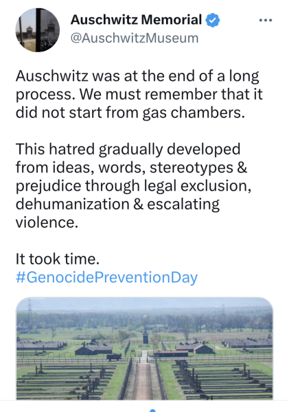 To wonder what part of this statement reminded Gary L of Nazi Germany?