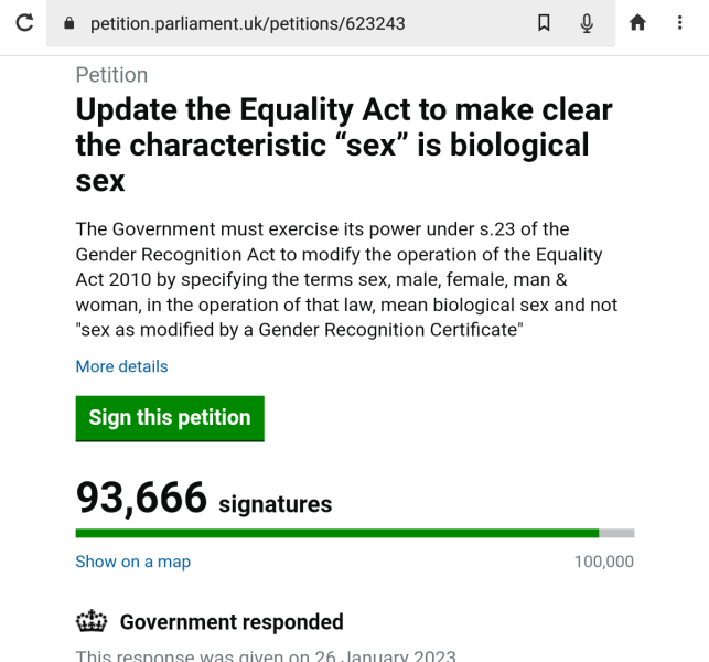 Petition to Update the Equality Act / Thread 3