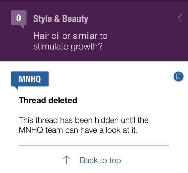My thread in style and beauty was deleted