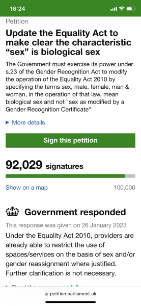 Petition to Update the Equality Act / Thread 3