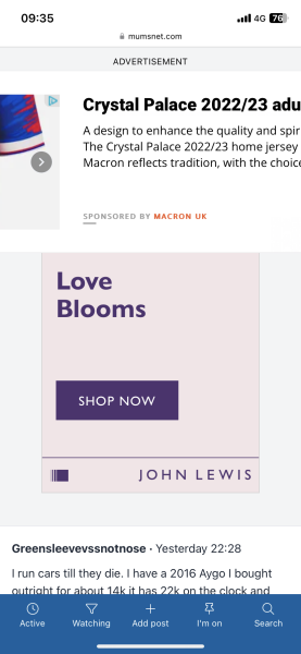 Ads covering a third of the page