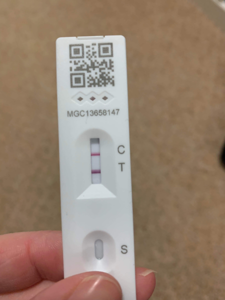 Do all these tests show a bit of a line?