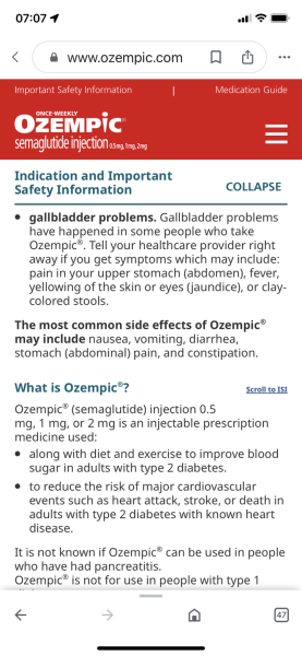 “I started Ozempic last night” THREAD FOUR