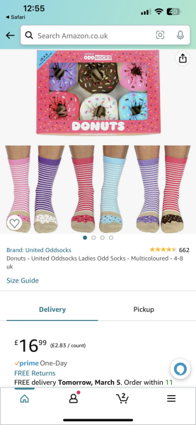 Are socks a rubbish present?