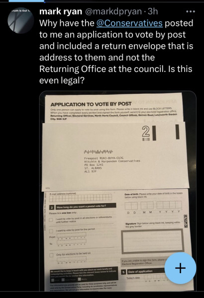 To remind you that no photo ID = no right to vote. 