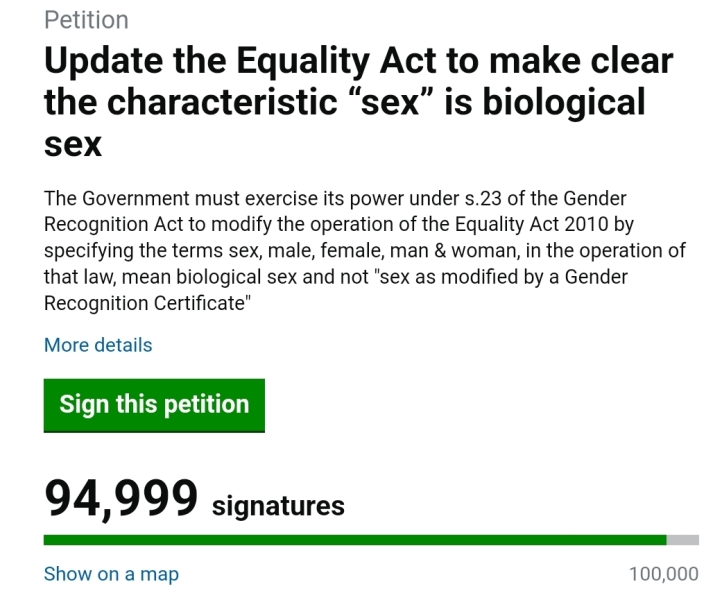 Petition to Update the Equality Act / Thread 3