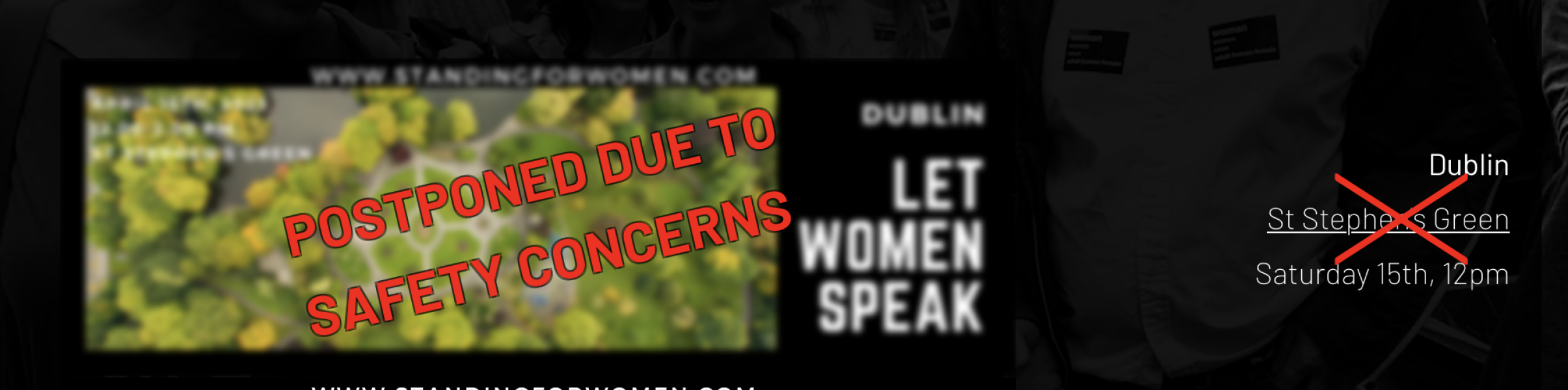 Let Women Speak event, Dublin
