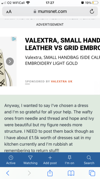 Ads covering a third of the page