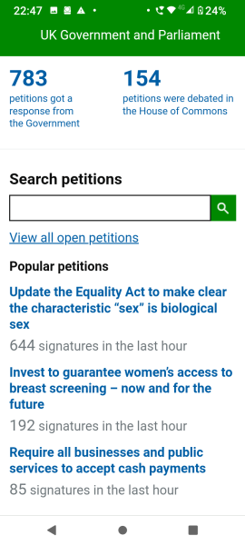 Petition to Update the Equality Act / Thread 3