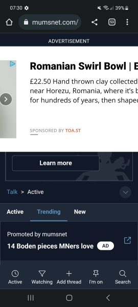 Ads covering a third of the page