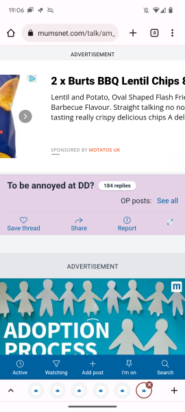 Ads covering a third of the page