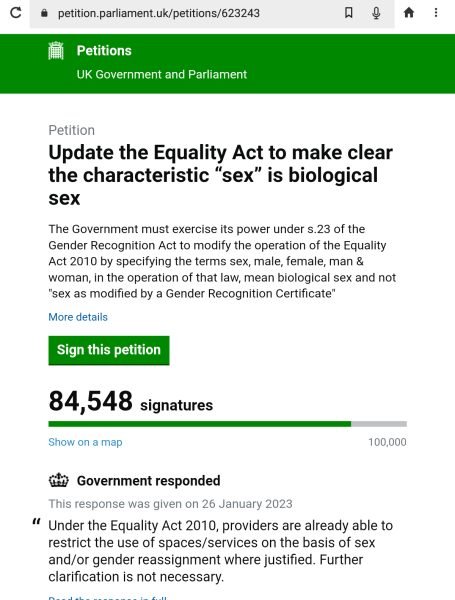 Petition to Update the Equality Act - thread 2