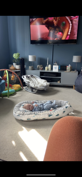 Blue living room - what blue?!