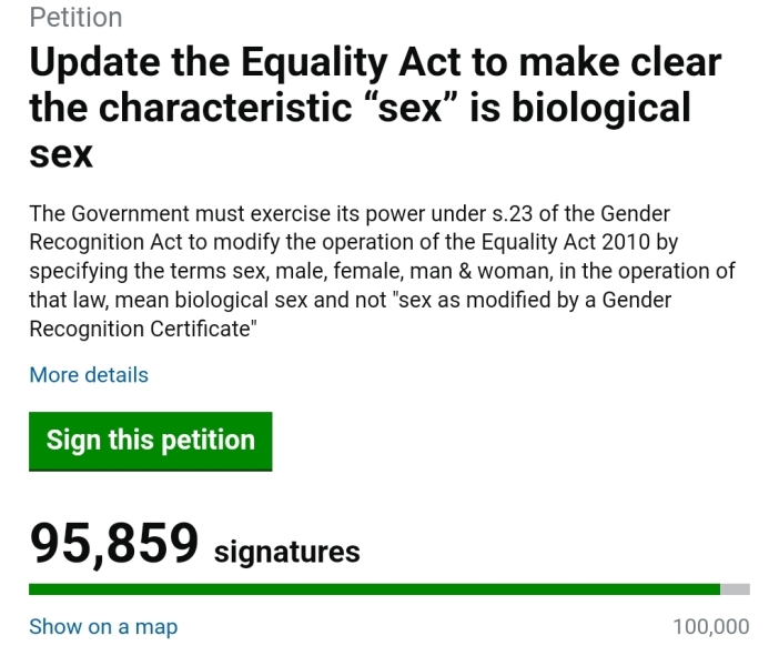 Petition to Update the Equality Act / Thread 3