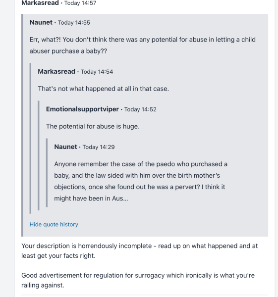 To make you aware that surrogacy is going to be liberalised