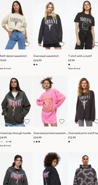 Wearing Nirvana and other rock bands clothing -too old for it?