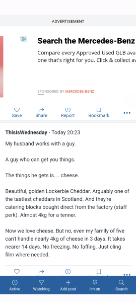 Ads covering a third of the page