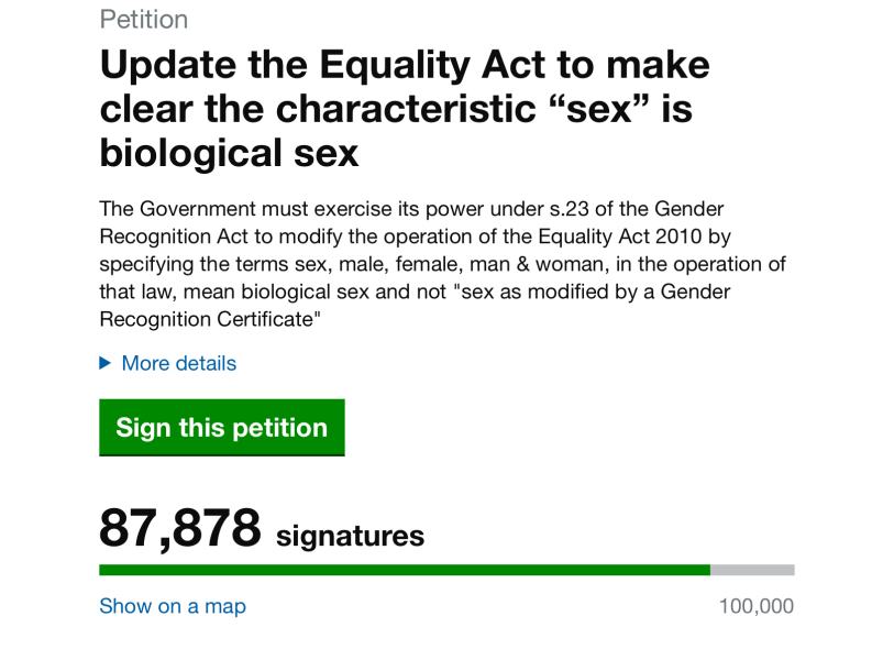Petition to Update the Equality Act / Thread 3