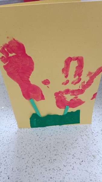 Can we see your homemade Mother's Day cards/pictures please?