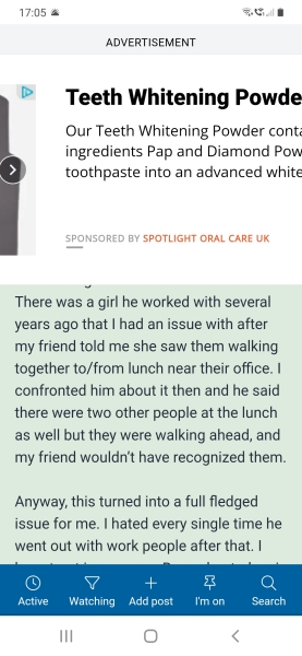 Ads covering a third of the page