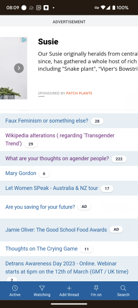 Ads covering a third of the page