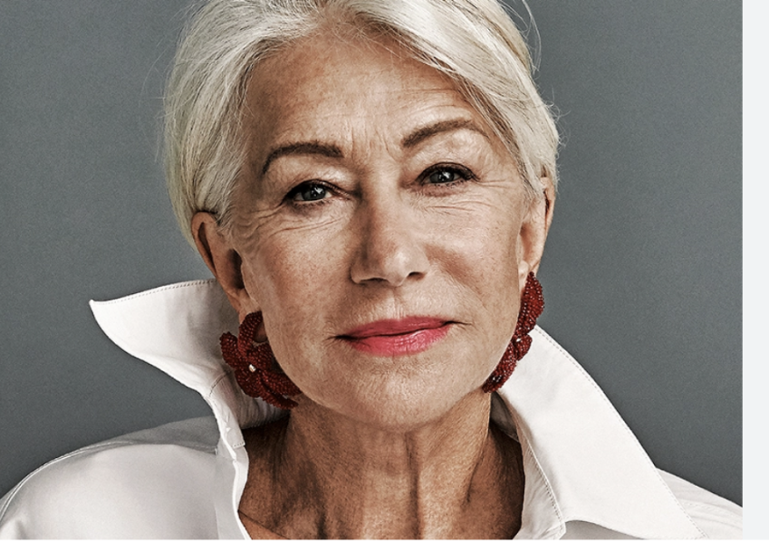 Helen Mirren long hair