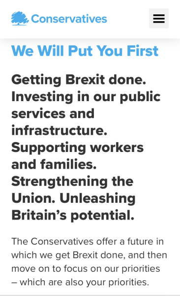 To ask what stops you voting for the tories ?