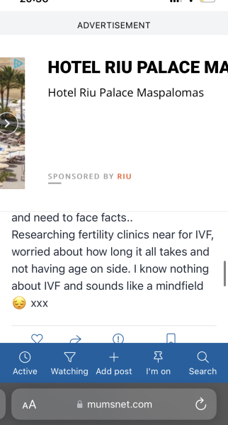 Ads covering a third of the page