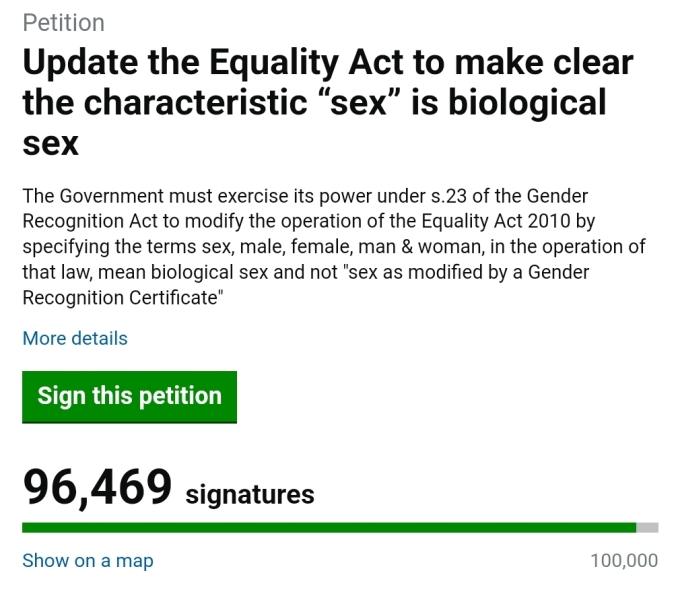 Petition to Update the Equality Act / Thread 3