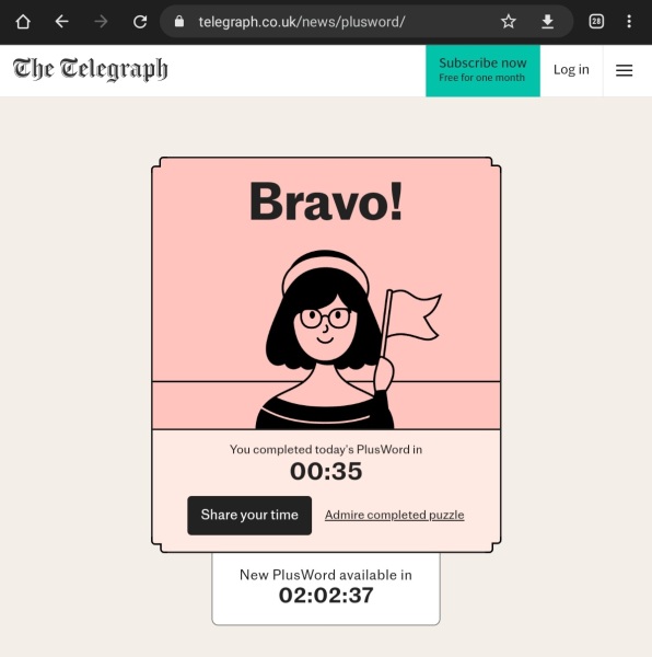 Plusword - new thread 1!