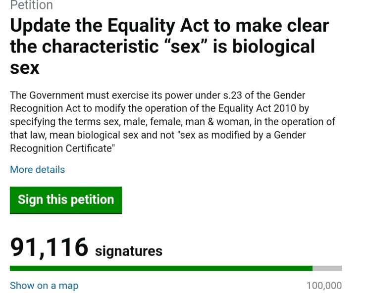 Petition to Update the Equality Act / Thread 3